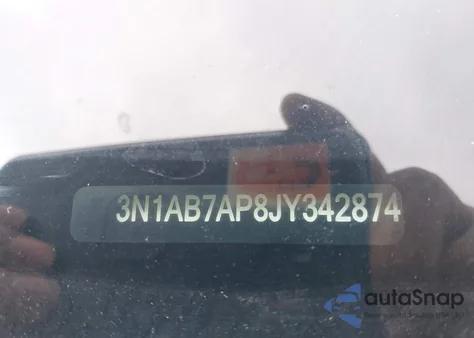 2018 Nissan Sentra S из США, поврежденный, VIN 3N1AB7AP8JY342874